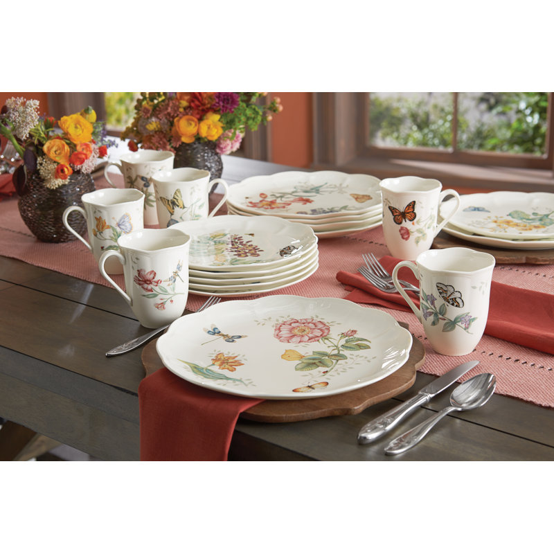 Lenox Butterfly Meadow 18 Piece Dinnerware Set, Service for 6 & Reviews